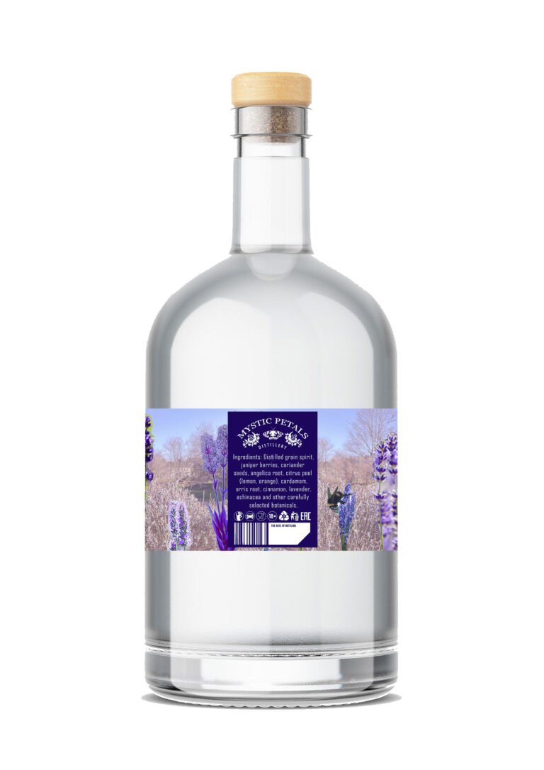 Gin Bottle Lavender 2 Non Copyright